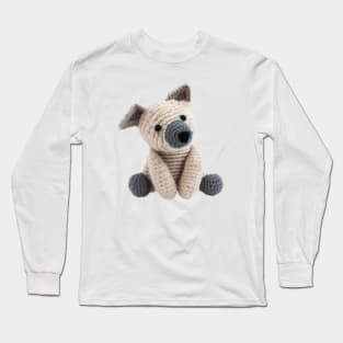 Crochet Wolf Baby Toy Long Sleeve T-Shirt